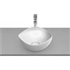 ROCA Lavabo da appoggio Ohtake ROCA irregolare in ceramica P 37.5 cm bianco lucido