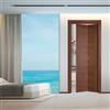 Leroy Merlin Porta interna pieghevole a libro Rustic in MDF colore noce, L 60 x H 210 cm, apertura a destra