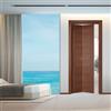 Leroy Merlin Porta interna pieghevole a libro Rustic in MDF colore noce, L 60 x H 210 cm, apertura a sinistra