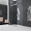 Leroy Merlin Box doccia con ingresso frontale L 160 x H 200 cm, in vetro trasparente profilo cromato Glam