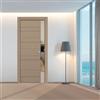 Leroy Merlin Porta interna scorrevole Mast Incisa in legno colore tortora, L 70 x H 210 cm, apertura reversibile