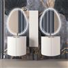BADEN HAUS Mobile bagno sospeso con lavabo L 70 x H 70 x P 51 cm bianco opaco per vasca centrale Onda
