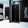 Leroy Merlin Box doccia con ingresso frontale L 100 x H 200 cm, in vetro fumé profilo cromato Glam