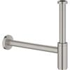 Grohe Sifone salvaspazio GROHE per lavabo attacco 1" 1/4 (32 mm) in ottone grigio spazzolato
