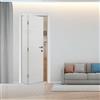 Leroy Merlin Porta interna pieghevole a libro Mast in legno colore grigio, L 80 x H 210 cm, apertura a sinistra