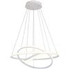 Leroy Merlin Lampadario LED moderno Planetaria bianco Ø60cm, luce con 3 temperature di colore 5000 lumen