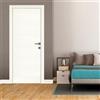 Leroy Merlin Porta interna a battente Silent Kent in legno colore bianco, L 80 x H 210 cm, apertura reversibile