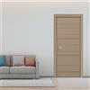 Leroy Merlin Porta interna a battente Mast Incisa in legno colore tortora, L 70 x H 210 cm, apertura reversibile