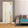 Leroy Merlin Porta interna pieghevole a libro Mast in legno colore avorio, L 80 x H 210 cm, apertura a sinistra