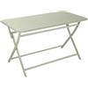 NATERIAL Tavolo da pranzo per giardino pieghevole Idaho NATERIAL struttura e superficie in alluminio per 4 persone 130x70cm