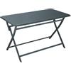 NATERIAL Tavolo da pranzo per giardino pieghevole Idaho NATERIAL struttura e superficie in alluminio blu per 4 persone 130x75cm