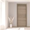 Leroy Merlin Porta interna a battente Silent Almond in legno colore avena, L 70 x H 210 cm, apertura reversibile