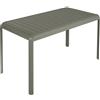 NATERIAL Tavolo da pranzo per giardino Idaho NATERIAL struttura e superficie in alluminio verde per 4 persone 144x70cm
