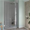 SANYCCES Porta doccia Bilbao L 100 x H 190 x P 0.6 cm in vetro fumé profilo cromo