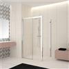 Leroy Merlin Box doccia con ingresso frontale L 160 x H 200 cm, in vetro trasparente profilo cromato Lead