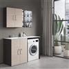 Leroy Merlin Mobile lavanderia Desi in abs olmo rousseau P 51.5 x L 140 x H 200 cm