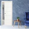 Leroy Merlin Porta interna scorrevole Fourlines in MDF colore bianco, L 60 x H 210 cm, apertura reversibile