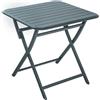 NATERIAL Tavolo da pranzo per giardino pieghevole Idaho NATERIAL struttura e superficie in alluminio blu per 2 persone 75x75cm