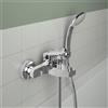 Ideal Standard Rubinetto per doccia getto laminare cristallino a 2 manopole Ceraplan cromo lucido IDEAL STANDARD