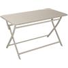 NATERIAL Tavolo da pranzo per giardino pieghevole Idaho NATERIAL struttura e superficie in alluminio per 4 persone 130x75cm