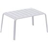NATERIAL Tavolino da esterno Idaho NATERIAL in alluminio grigio 59x41cm
