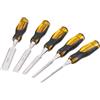 Stanley Set 5 scalpelli STANLEY Dynagrip PRO lama in acciaio 6/10/15/20/25 X 125 mm