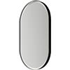 Leroy Merlin Specchio con illuminazione integrata bagno ovale Pixel L 50 x H 90 x P 5 cm nero