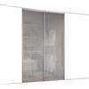Leroy Merlin Kit anta scorrevole con binario Boston 2 ante trasparente L 120 x H 270 cm