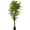 Leroy Merlin Pianta artificiale Ficus in vaso di plastica H 210 cm ø 15 cm