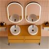 Leroy Merlin Mobile da bagno sotto lavabo Niwa beige L 120 x H 78 x P 46 cm, lavabo non incluso