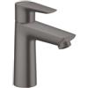 Hansgrohe Rubinetto per lavabo a canna media getto laminare cristallino Talis E cromo nero spazzolato satinato HANSGROHE H 16.2 cm