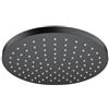 Hansgrohe Soffione doccia HANSGROHE Vernis Blend nero in abs verniciato L 20.5 x H 5.3 x P 20.5 cm anticalcare 1 getto