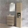 Leroy Merlin Colonna per mobile bagno Kora 2 ante P 34 x L 30 x H 177.5 cm olmo rousseau