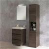 Leroy Merlin Colonna per mobile bagno Kora 2 ante P 34 x L 30 x H 177.5 cm rovere scuro