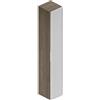 Leroy Merlin Colonna per mobile bagno Quadra 1 anta P 30 x L 30 x H 180 cm rovere cotto/bianco opaco laccato mdf