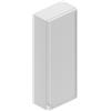 Leroy Merlin Pensile bagno Quadra bianco opaco in vetro, 1 anta apertura da destra e sinistra P 16 x L 30 x H 75 cm