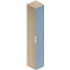 Leroy Merlin Colonna per mobile bagno Quadra 1 anta P 30 x L 30 x H 180 cm rovere natura/cielo opaco laccato mdf