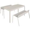 NATERIAL Set tavolo e sedie Idaho NATERIAL in alluminio beige per 2 persone