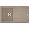 Franke Lavello integrato 1 vasca in fragranite marrone FRANKE Boston L 50 x L 86 cm, reversibile