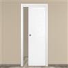 Leroy Merlin Porta interna scorrevole Side in MDF colore bianco, L 60 x H 210 cm, apertura reversibile