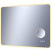 SENSEA Specchio con illuminazione integrata bagno rettangolare SENSEA L 90 x H 70 x P 3.1 cm grigio / argento