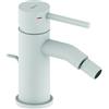 HUBER Rubinetto per bidet getto laminare cristallino TAYRONA HUBER bianco verniciato opaco