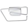NOVECENTO Plafoniera LED Norha bianco IP20 cct da bianco caldo a bianco freddo con regolazione di temperatura, 2450 lumen NOVECENTO