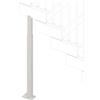 Iris Supporto per scala Gala Supporto Terra 127-250 Bianco in acciaio bianco L 2500 mm H 80 mm