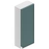 Leroy Merlin Pensile bagno Quadra bianco in vetro, 1 anta apertura da destra e sinistra P 16 x L 30 x H 75 cm