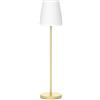 NEWGARDEN Lampada da terra LED da terra Lola oro con 3 temperature di colore 860 lumen NEWGARDEN