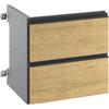 SENSEA Estensione per mobile da bagno Studio2 cassetti rovere liscio L 60 x H 58.8 x P 48.1 cm