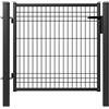 Leroy Merlin Cancelletto Lario in acciaio antracite H 175 x L 100 cm