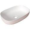 Leroy Merlin Lavabo da appoggio ovale in resina L 48 x H 12.5 x P 32 cm bianco