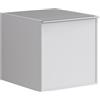 Leroy Merlin Base laterale Pixel con anta Frame laccato opaco bianco e maniglia alluminio brillante L.40 H.40 P.45,5 cm.